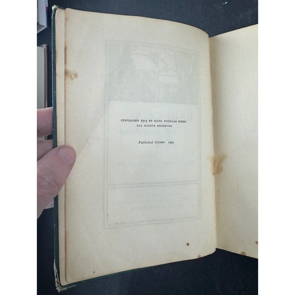 Rebecca of‎ Sunnybrook Farm Kate Douglas Wiggin 1903 Houghton Mifflin Hardcover